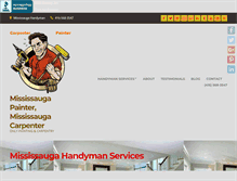 Tablet Screenshot of mississaugahandyman.com